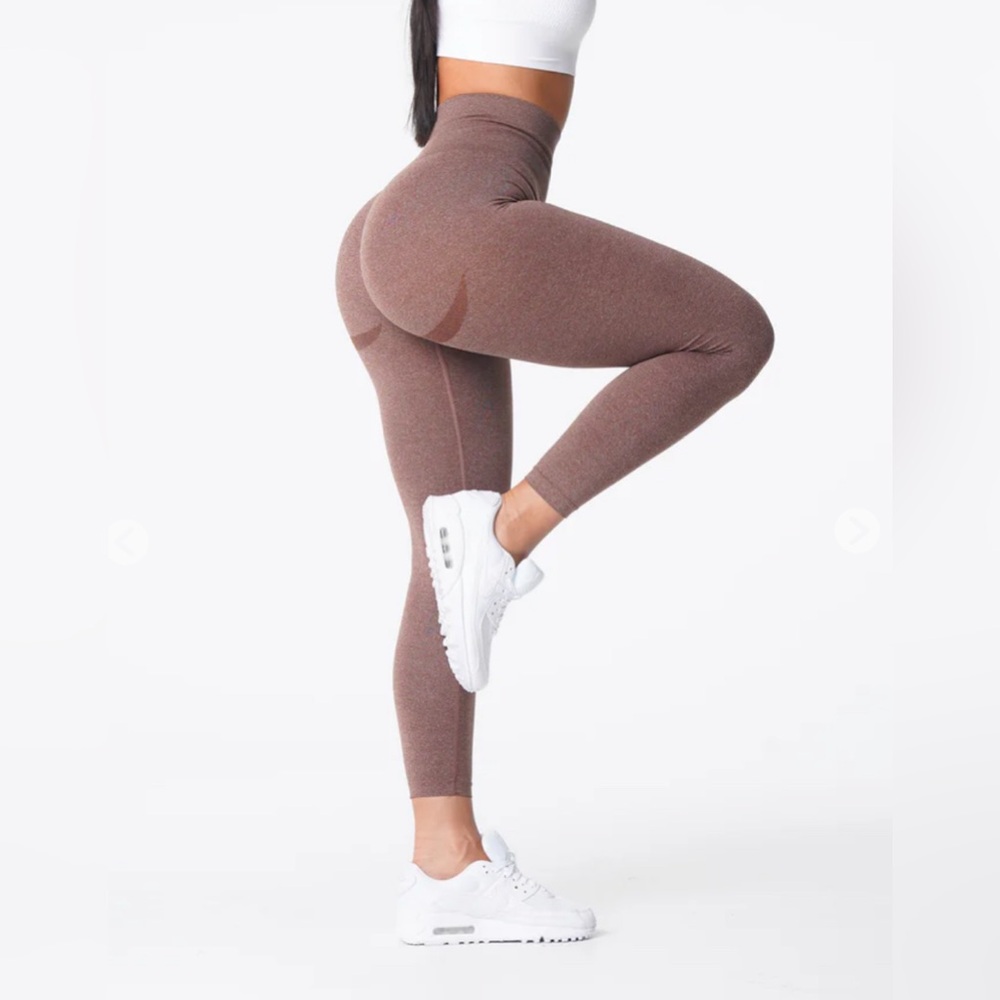 NVGTN cafe mocha seamless contour leggings